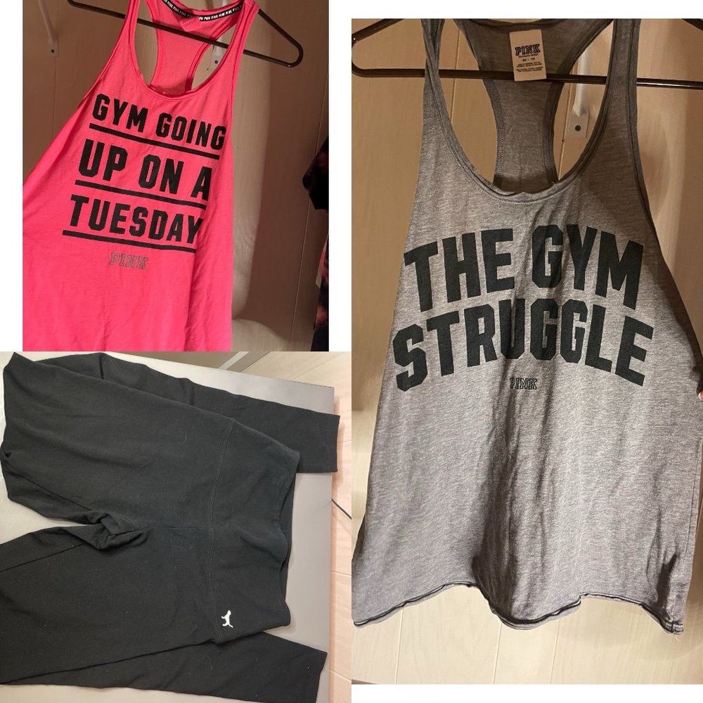 pink activewear lot
